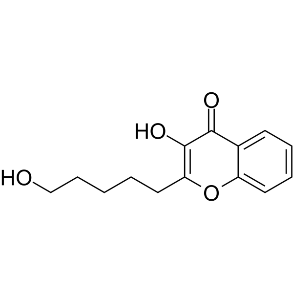 3-Hydroxy-2-(5-hydroxypentyl)chromen-4-one (3-Hydroxy-2-(5-hydroxypentyl)-4H-1-benzopyran-4-one) 267